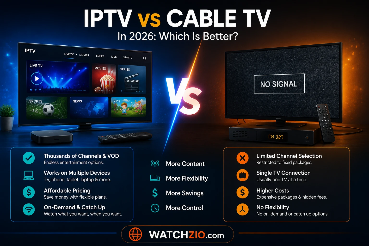 IPTV vs kabel-TV vergelijking 2026